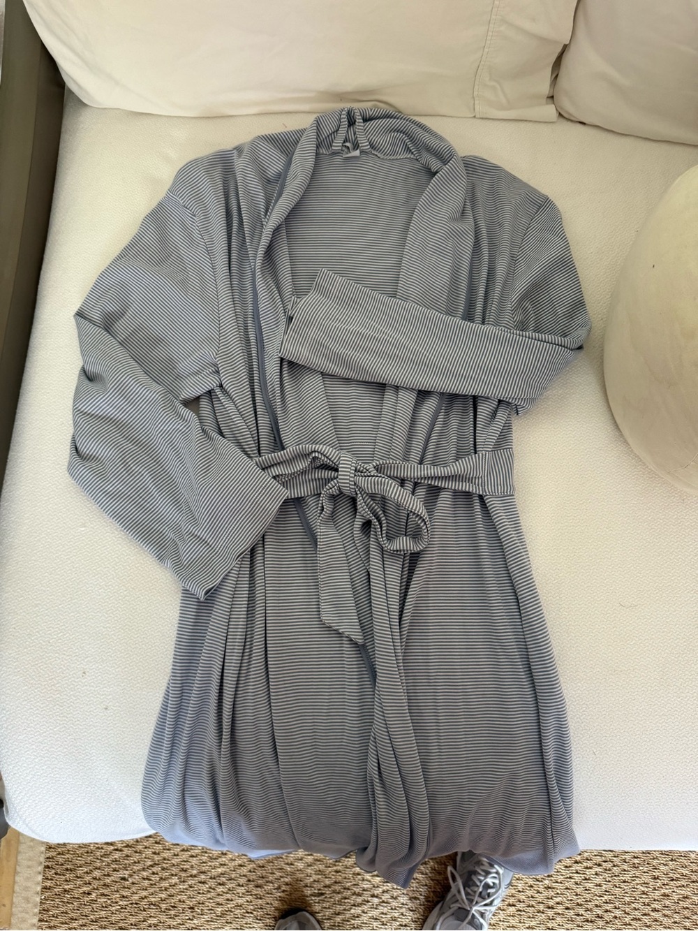 LAKE Pajamas Pima Striped Robe